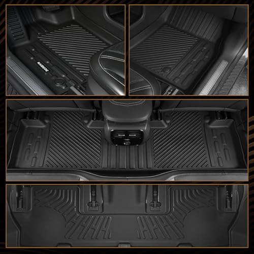 Naibeve Floor Mats for 2018-2024 Ford Expedition 8 Seats (Not for MAX) - Image 4