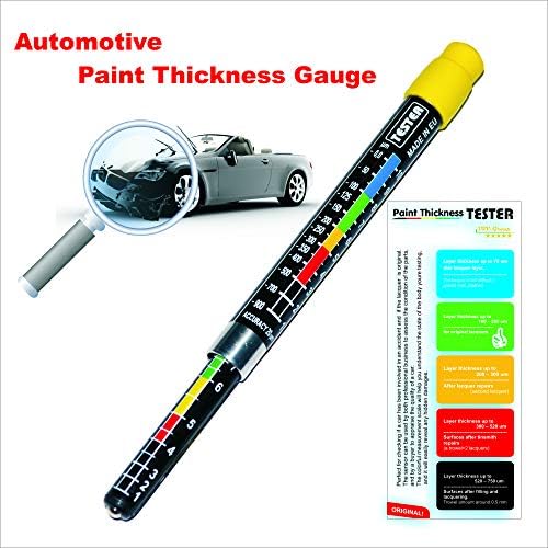 Paint Thickness Tester Meter Gauge, Paint Coating Tester, Car Body Damage Detector, with Magnetic Tip, and Measurement Scale, Crash-Test Check, Water Resistant, Highly Accurate - Image 2