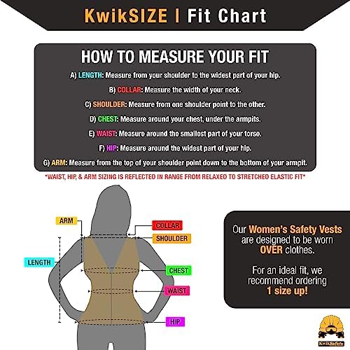 KwikSafety RoadBOSS Econ & Premium Safety Vest for Women Class 2 ANSI OSHA - Image 2