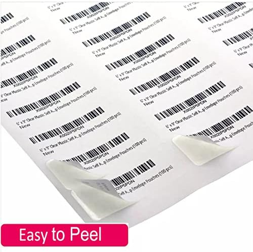 1" x 2-5/8" Shipping Address Labels 3000 Label Stickers Paper for Laser/Inkjet Printer 30 per Page Printable Mailing Labels - Matte, 100 Sheets - Image 5