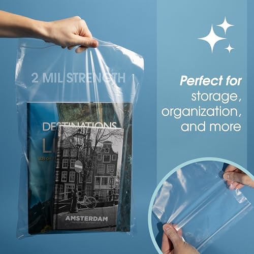 5” X 7” (1000 Count) 2 Mil Clear Reclosable Zip Plastic Poly Bags - Image 6