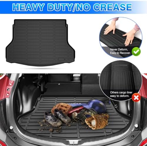 RAV4 Cargo mat - Trunk Mat for Toyota RAV4 2013-2018, All Weather Trunk Mat for RAV4 Accessories, Heavy Duty Rubber Mats, Car Accessories - Image 5