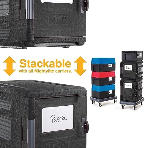 METRO Mightylite ML300-BL Insulated Front-Load Pan Carrier, 4 Pan Capacity (Black) - Image 5