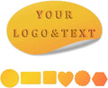100 Oval Custom Stickers Labels Personalized buinsess Logo Sticker Package by customizedstickerlabels