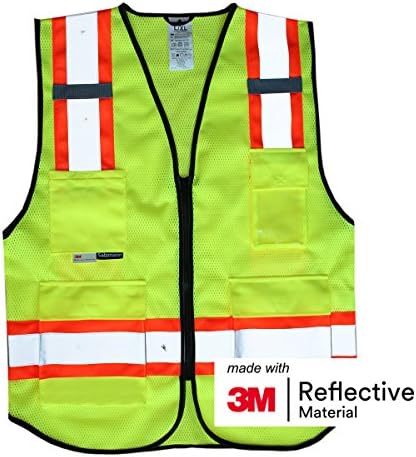 Salzmann Mesh Safety Vest | Hi Vis Reflective Vest | US ANSI/ISEA 107 - Image 2