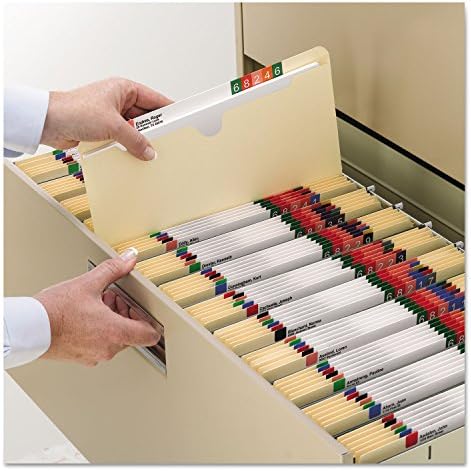 Smead File Jacket, Reinforced Straight-Cut Tab, Flat-No Expansion, Letter Size, Manila, 100 per Box (75500) - Image 3