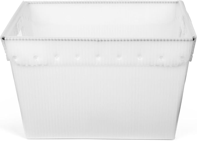 Hudson Exchange 18.25 x 13.25 x 11.75 Corrugated Space Age Handled Storage - Image 4