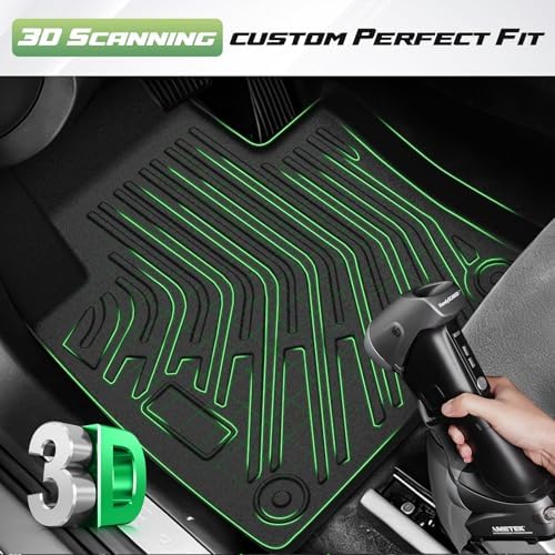XC60 Floor Mats - Car Mats for Volvo XC60 2018-2025 2026 (Only T5/T6 Models and Not Hybrid), All Weather Full Set Cargo Liner with Backrest Mat for XC60 Accessories, Heavy Duty Waterproof, Black - Image 2