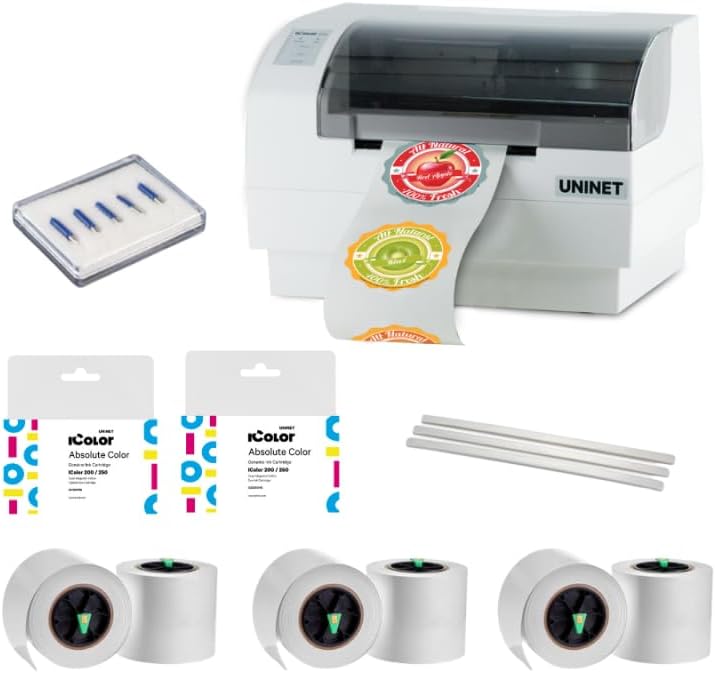 IColor® 250 Inkjet Color Label Printer & Cutter (WEB STARTER BUNDLE) by DTFPRO