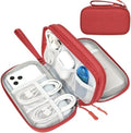 FYY Electronic Organizer, Travel Tech Pouch Bag, Cable Organizer Red by FYY