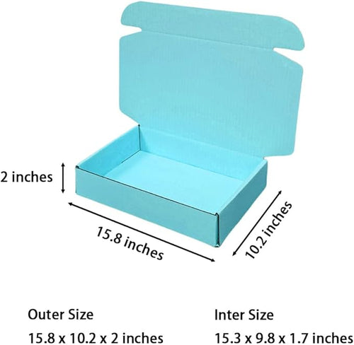 20 Pcs 15.8 x 10.2 x 2 inches Shipping Boxes - Image 2