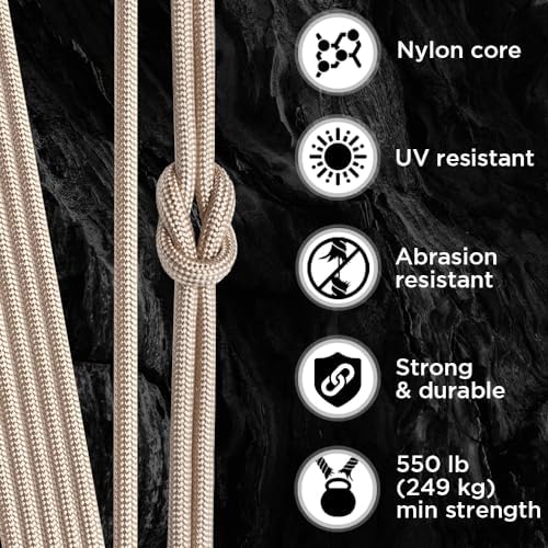 Paracord Rope 550 lb 4mm – Parachute Cord – Utility Camping Rope - Image 3