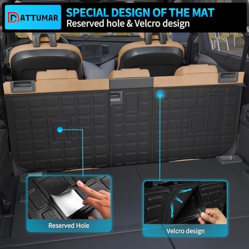 2nd Row Back Seat Cover for 2010-2024 Toyota 4 Runner 7 Seat - Image 5