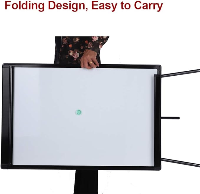 Dry Erase Easel 36" x 24", Height Adjustable Magnetic White Board - Image 6