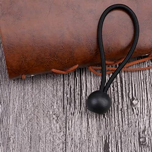 AOPRIE 30 Pack Bungee Balls, Black Ball Bungee Heavy Duty Heavyweight 4 inches Tarp Bungee Cords, Weather Resistant Tie Down Strap 4mm Thickness - for Camping, Tents, Cargo, Holding Wire and Hoses - Image 5