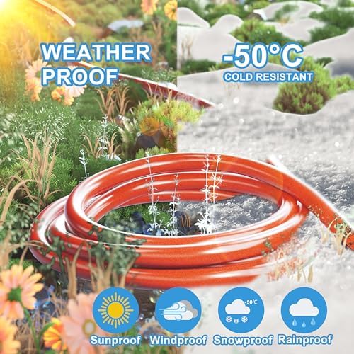 HUANCHAIN 75FT 12 Gauge Extension Cord Orange, Outdoor Electric Cable - Image 4
