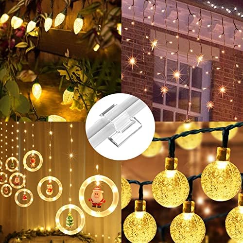 TidyHelper 100 PCS Cable Clips Adhesive, Large, Clear, Indoor/Outdoor - Image 6