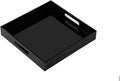 Glossy Black Acrylic Serving Tray by KEVLANG