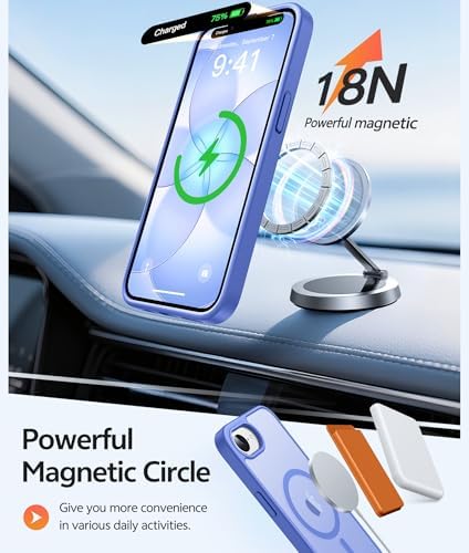 FNTCASE for iPhone 17e/ iPhone 16e Case, Fit for Magsafe, Screen Protector - Image 3