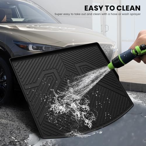 LASFIT Cargo Trunk Mat with Backrest Mats for Mazda CX5 2017-2025 - Image 5