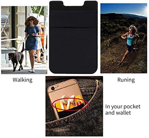 Fulgamo Phone Wallet Stick on,Card Holder for Phone Case,Phone Card Holder - Image 6