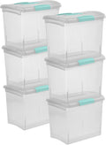 Sterilite Large Nesting ShowOffs, Stackable Small Storage Bin by Sterilite