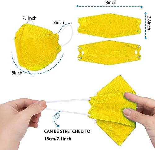 Borje KN95 Face Masks 50 Pack,Breathable Comfortable and Disposable KN95 Mask,Masks for Adults - Image 5