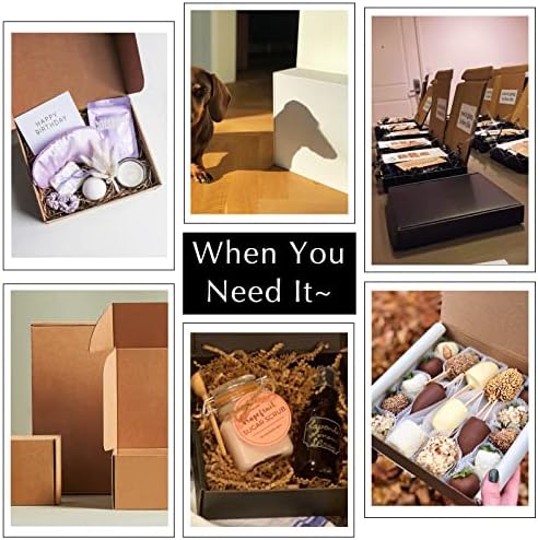13x10x2 Black Cardboard Boxes - 30 Pack Shipping Boxes for Small Business Mailing, Corrugated Packaging - Image 5