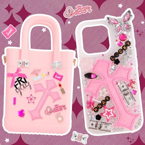 EIiovcnya 2380 Pcs Junk Phone Case Charms Kit for Customizing DIY Cases - Image 6