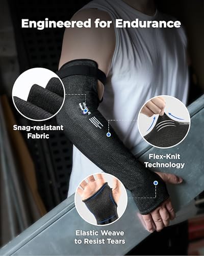 toolant Ultra-Comfort Cut Resistant Sleeves for Gardening & Welding - Image 5