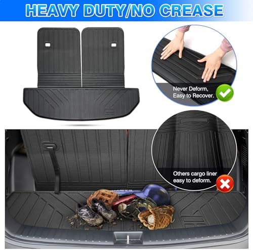 Sorento Cargo Liner - Trunk Mat for Kia Sorento 2021-2025 2026, All Weather Cargo Mat for Sorento Accessories, Heavy Duty Car Mats, Car Accessories - Image 5