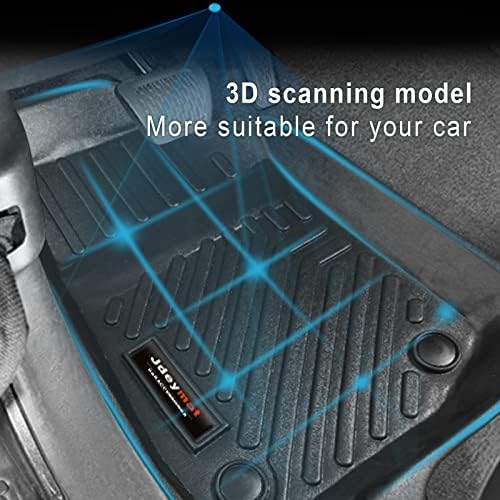 for 2018-2026 Jeep Wrangler JL 4 Door 2 Door 4XE /for 2020-2025 2026 Jeep Gladiator Front Floor Mats All Weather TPE Rubber Protection Accessories (for Jeep Wrangler JL Front Floor Mats) - Image 4