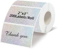 3" x 2" Holographic Thermal Label,Self-Adhesive Rectangle Thermal Sticker Labels for Logo Design,Price Tag,Thanks Card,Address,QR Code（Dots） by Unknown