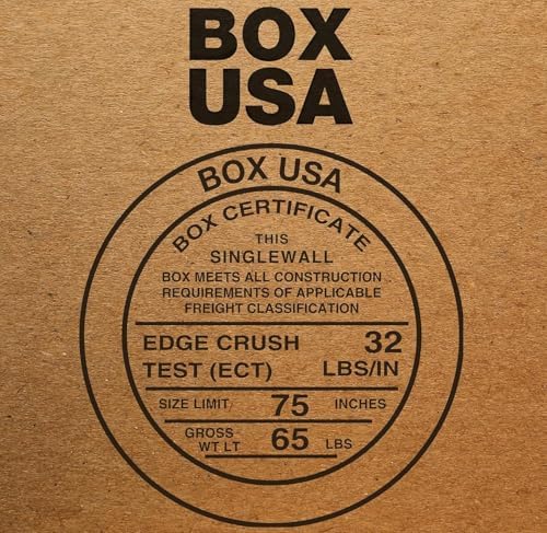 BOX USA Flat Boxes Holds 65lbs, 22x22x8 15-Pk for Shipping & Packing - Image 7