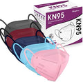 Miuphro KN95 Disposable Face Mask Multicolor KN95 Safety Masks, 5-Ply Breathable Respirator Protection Masks for Man and Women 25 Pack by Miuphro