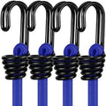 WORKPRO 24" Bungee Cords with Hooks, 4 Pack Heavy Duty Outdoor Bungee Strap by WORKPRO