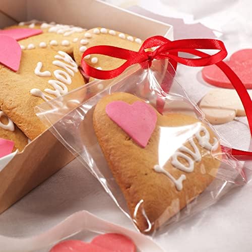 Morepack 4x4 In Cookie Bags Clear Self Sealing Cellophane Treat Bags 200Pcs - Image 6