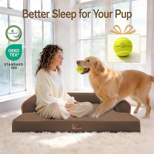Comfort Expression Orthopedic Waterproof Jumbo Dog Bed for Giant Dogs - Image 6