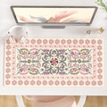 QIYI PU Leather Large Mouse Pad, Waterproof Desk Mat, 31.5" x 15.7", Suzani by QIYI
