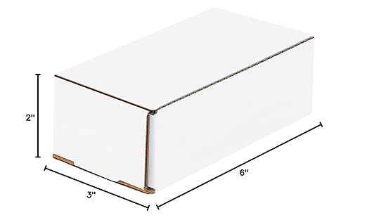 Box USA Small Shipping Boxes 6"L x 3"W x 2"H, Gifts or Bulk Business Orders - Image 9