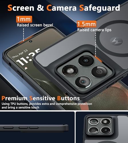 FNTCASE for Motorola Edge 2025 Case, Fit for Magsafe, Magnetic Phone Cases - Image 6