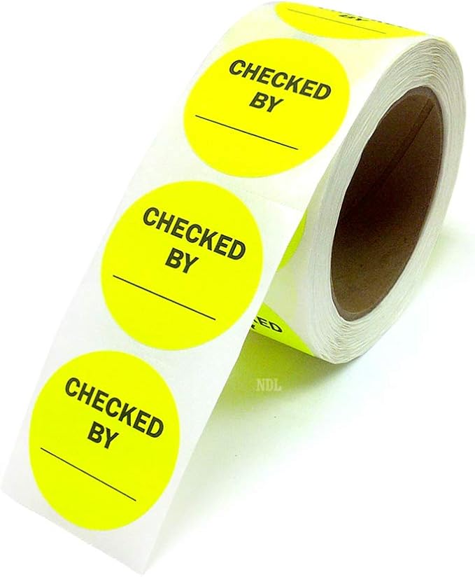 NextDayLabels - Neon Lime Color, Round Labels/Great to use - Image 2