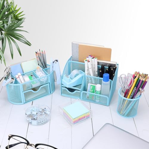17 IN 1 Office Desk Organizer Set for Back to School Supplies Accessories - Image 6