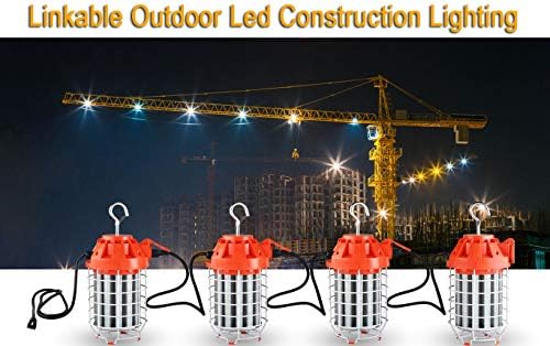 dephen 100W Temporary LED Work Light, Portable Hanging Shop Lighting - Image 5
