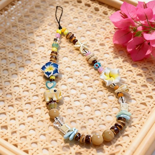 Beaded Camera Wrist Strap Cute Digital Camera Charm Lanyard Phone Charms Strap Beaded Camera Chain for Phone - Image 6