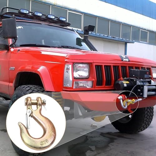 5/16" Chain Hooks, 6‑Pack Heavy Duty Clevis Slip Hook for Trailers - Image 6