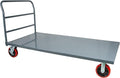 Flatbed Platform Cart Industrial Dolly – Heavy Duty 72” x 36” Hand Push Truck by 5Seconds