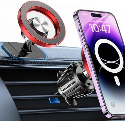 Kaistyle for Magsafe Car Mount【Strong Magnet】Magnetic Phone Holder for Car Phone Holder Mount Dash Mounted Holders Cell Phone Holders for Your Car Accessories for Women Men for iPhone 18 Pro Max 17 16 by Kaistyle