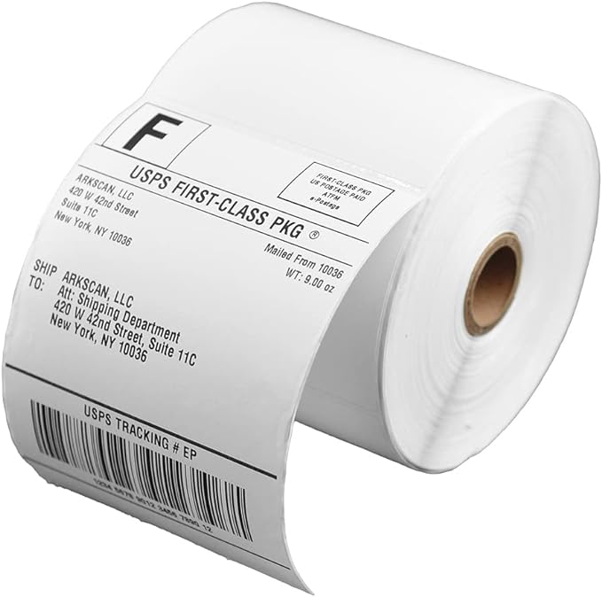 SL450 4x6 Shipping Label in 1 Roll Support Arkscan Label Printers, Compatible by ARKSCAN