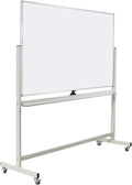 60"x40" Mobile Whiteboard Double-Sided Magnetic Large Dry Erase White Board by Unknown
